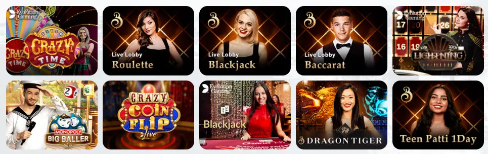 Giochi da casinò live B7 CASINO