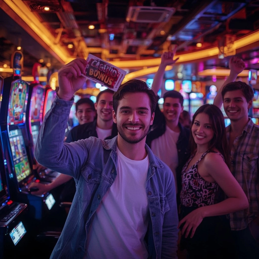 una persona con un bonus del casinò B7 Casino
