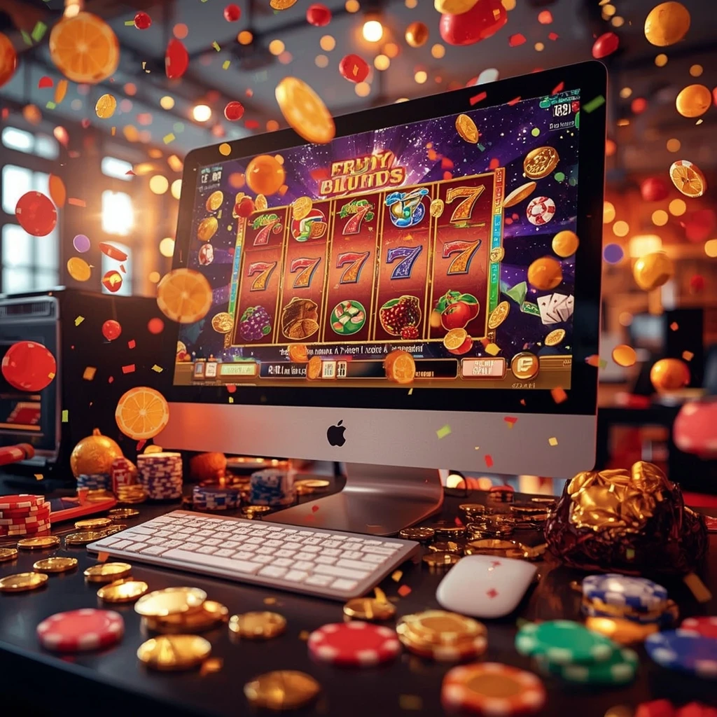 Slot machine sullo schermo B7 CASINO